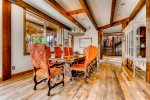 Dining Table - A Mine Shaft Breckenridge Luxury Home